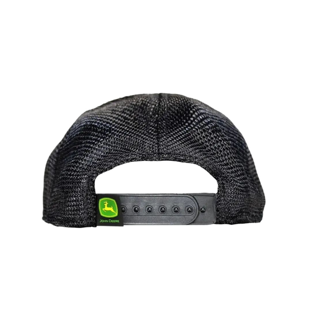 John Deere Youth Rubber Tractor Print Cap