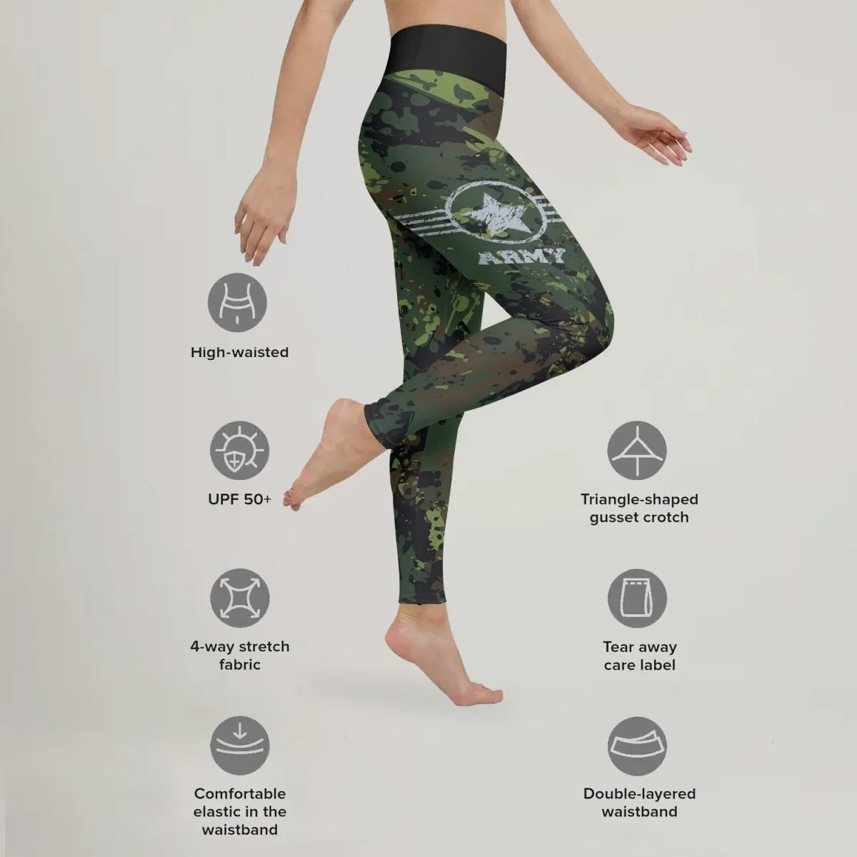 Jungle Army Leggings