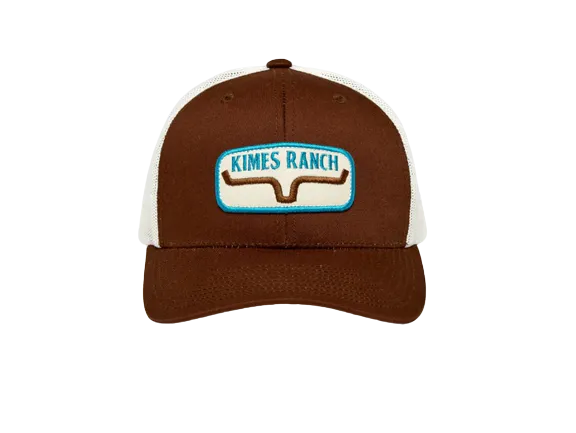 Kimes Ranch Men's Rolling Trucker Brown Hat