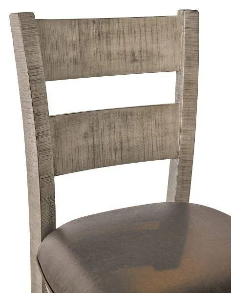 Kingston 30" Stationary Barstool - Rustic Grey