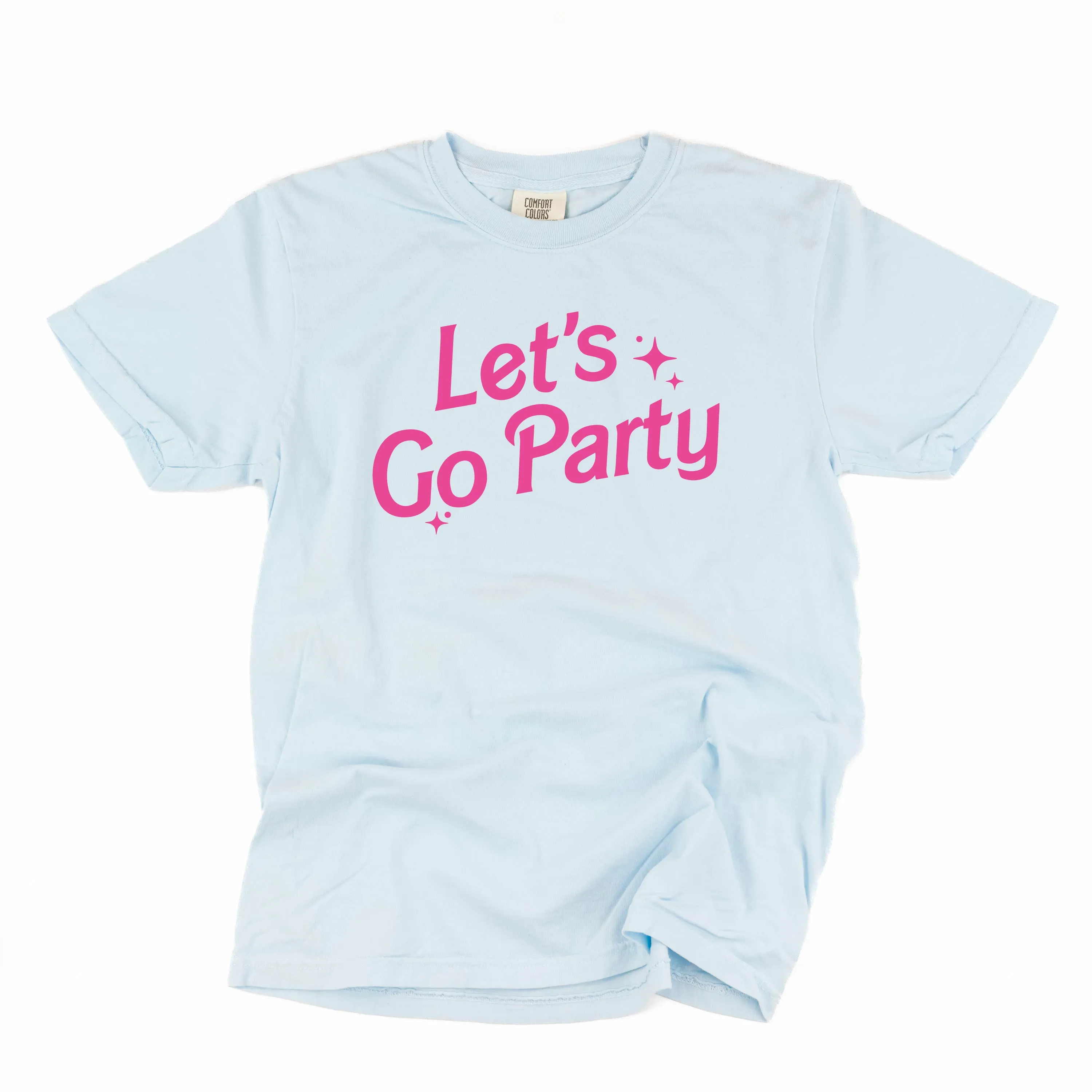 Let's Go Party (Barbie Party) - SHORT SLEEVE COMFORT COLORS TEE