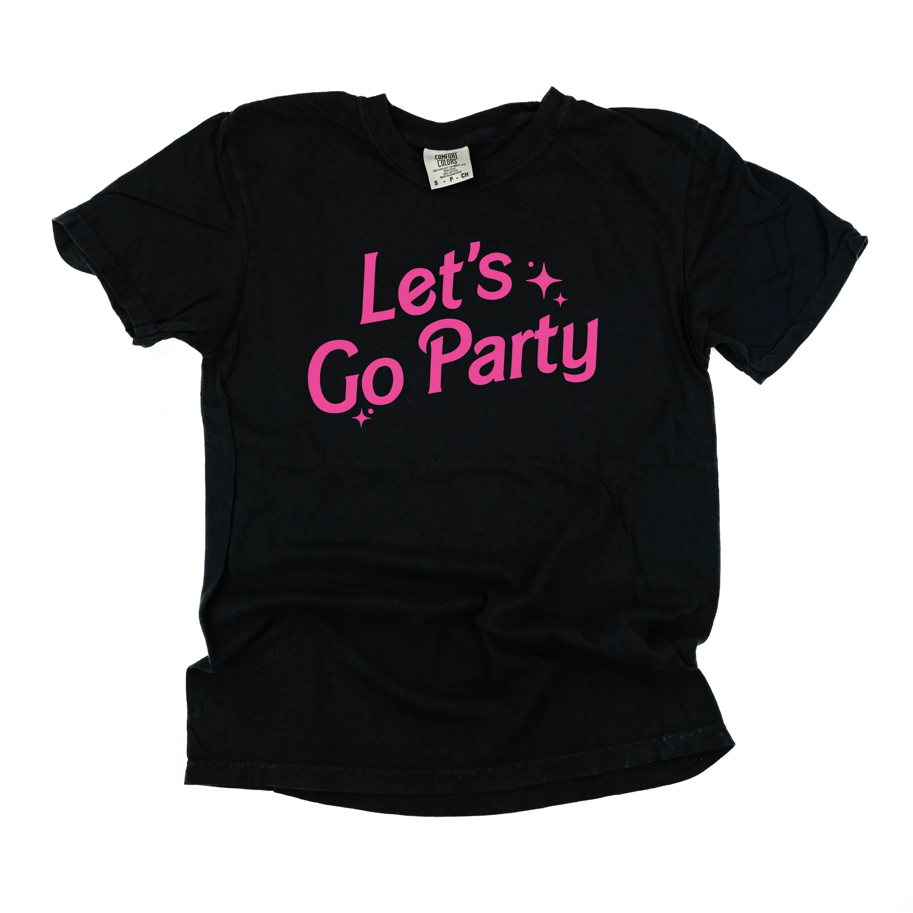 Let's Go Party (Barbie Party) - SHORT SLEEVE COMFORT COLORS TEE