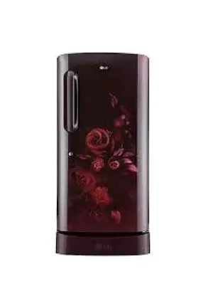 LG GL-D201ASFU 185 L 5 Star Direct Cool Single Door Refrigerator (2025 Model, Smart Inverter Compressor, Base Stand Drawer, Scarlet Charm)