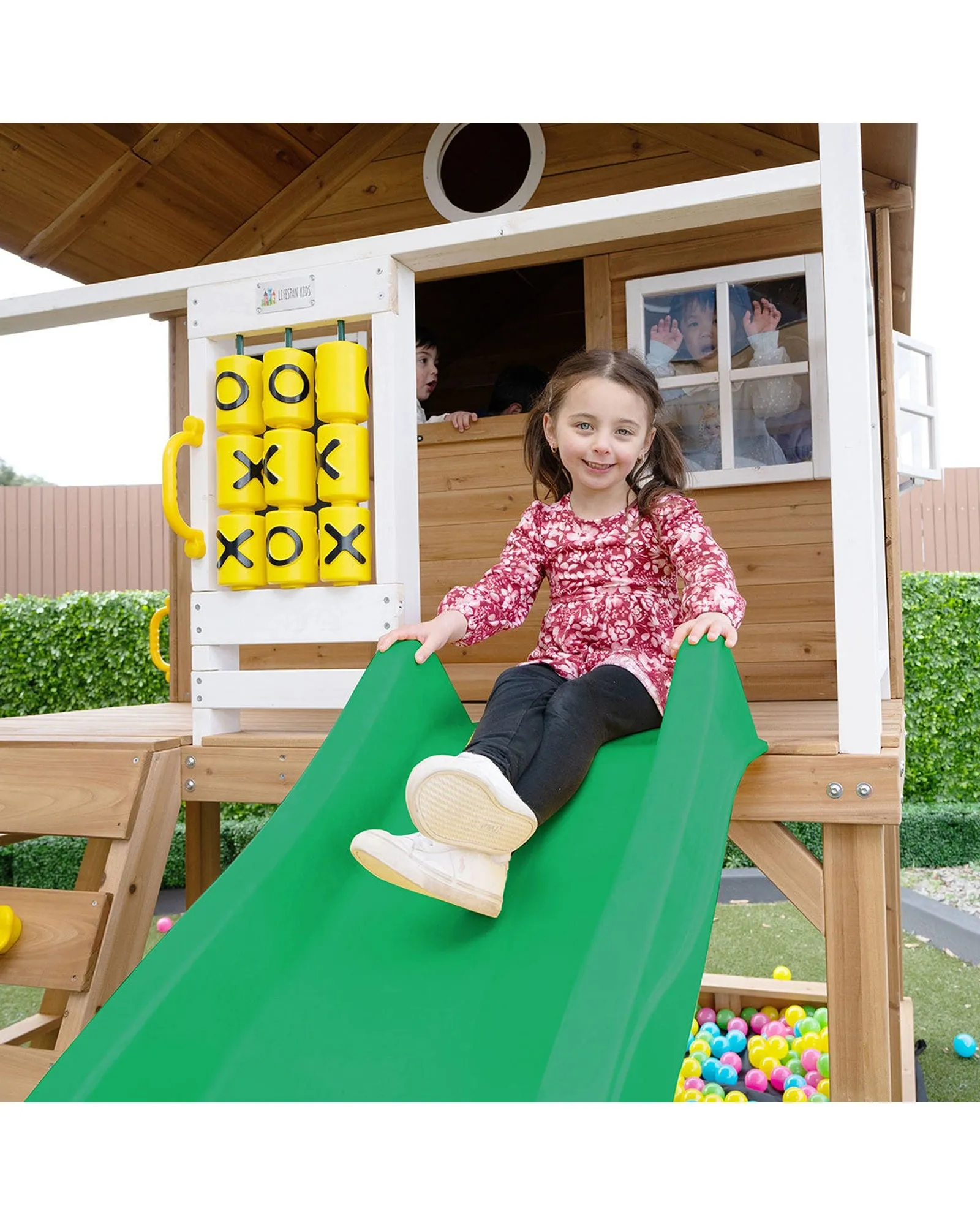 Lifespan Kids Warrigal Cubby House Green Slide