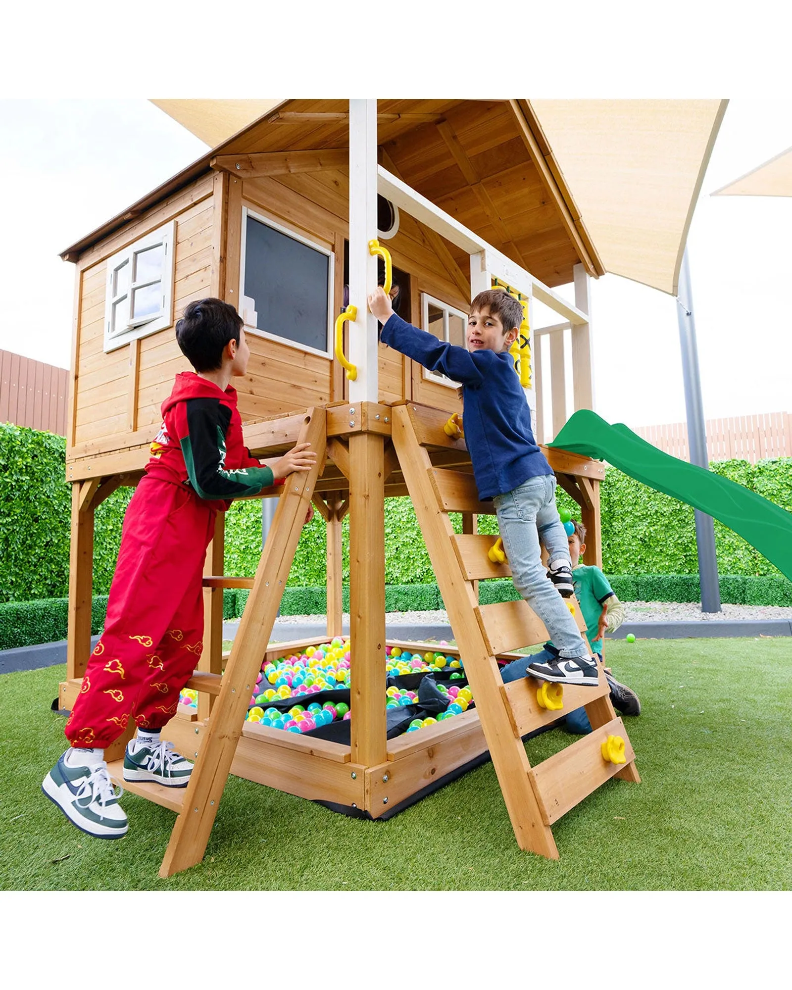 Lifespan Kids Warrigal Cubby House Green Slide