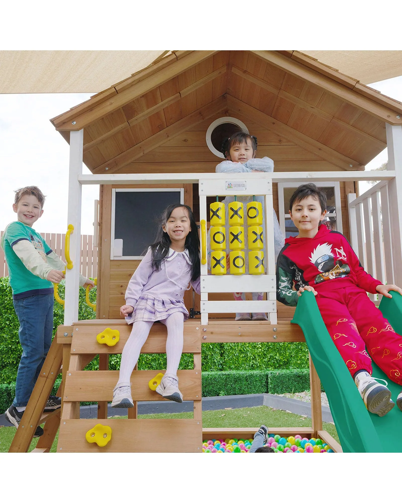 Lifespan Kids Warrigal Cubby House Green Slide