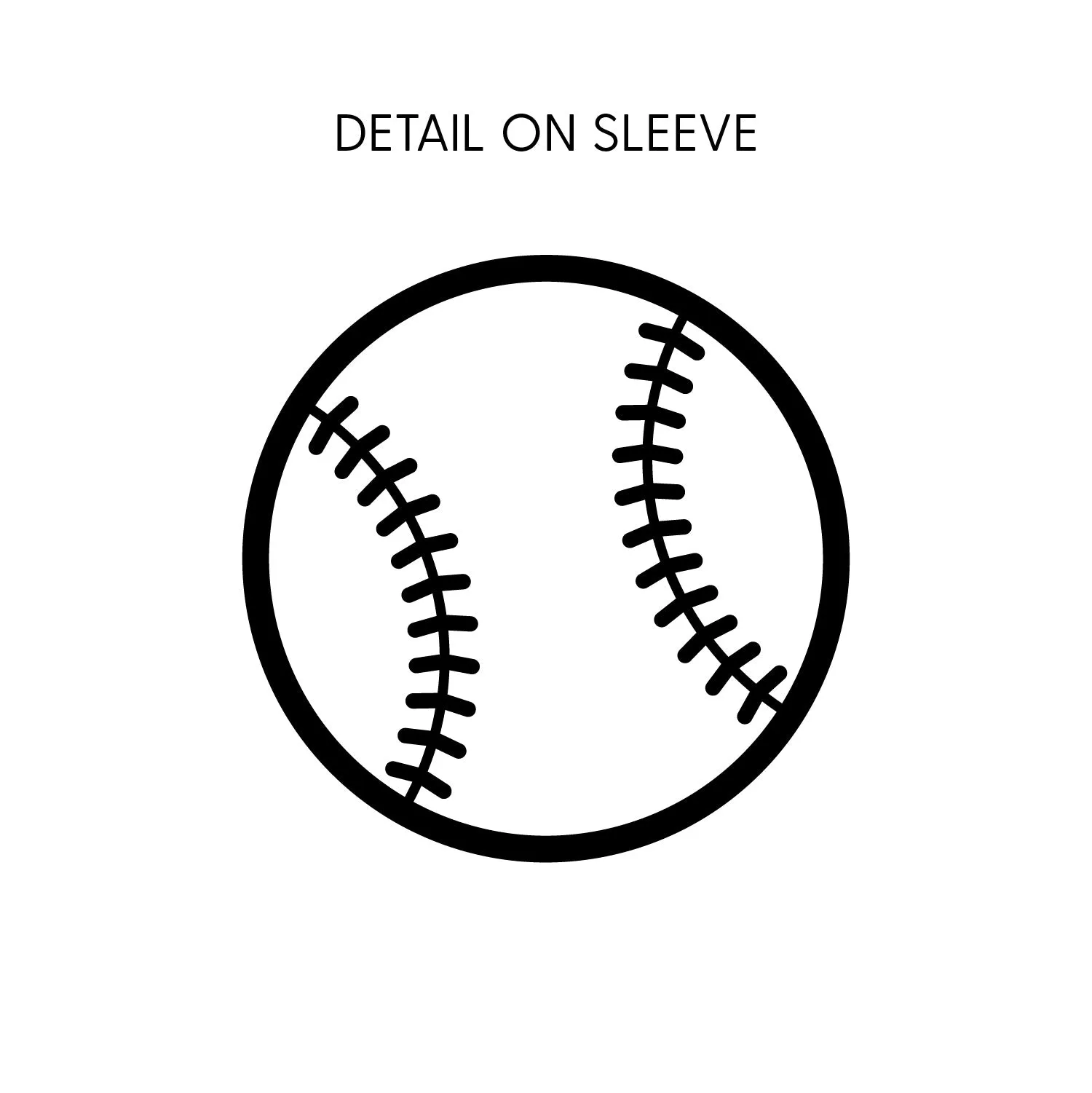 Little Slugger - Baseball Detail on Sleeve - Short Sleeve Child Shirt