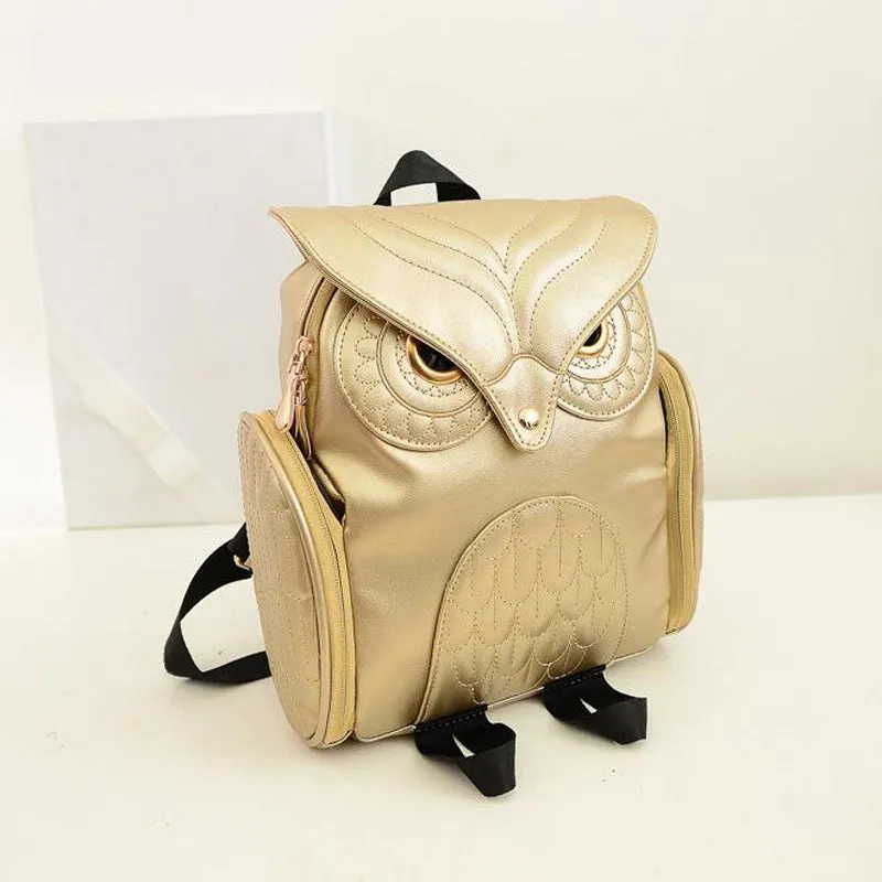 Lucy  Modischer Damen-Rucksack mit Eulen-Motiv fr Freizeit und Reisen