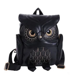 Lucy  Modischer Damen-Rucksack mit Eulen-Motiv fr Freizeit und Reisen