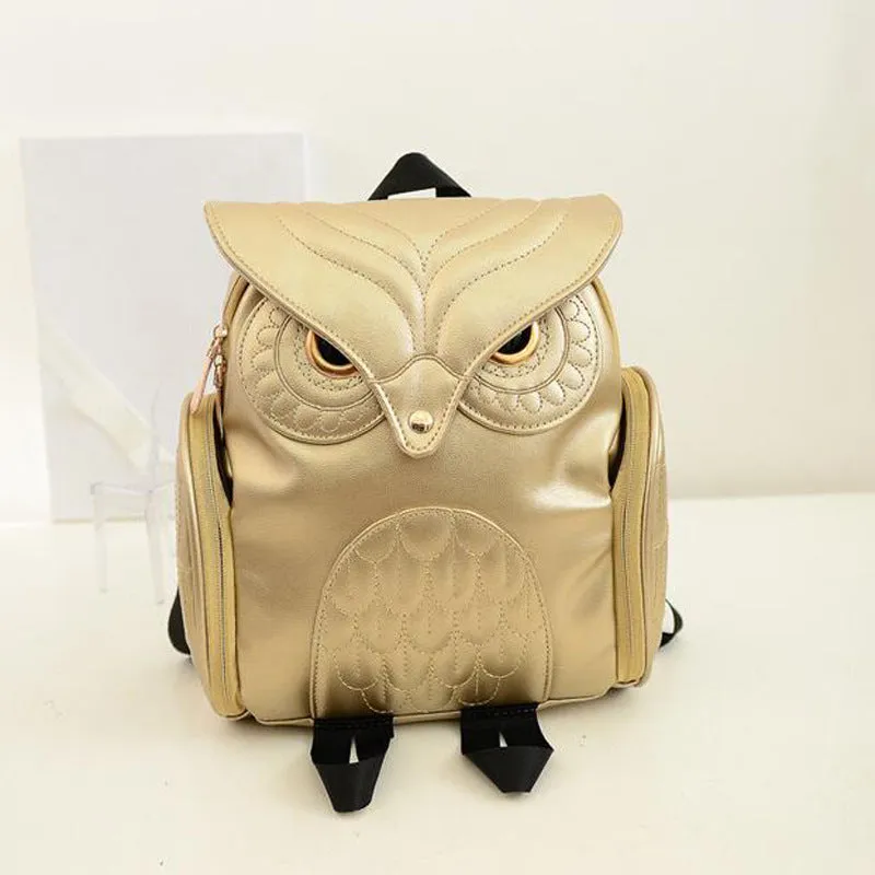 Lucy  Modischer Damen-Rucksack mit Eulen-Motiv fr Freizeit und Reisen