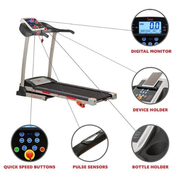 Manual Incline Treadmill with LCD Display