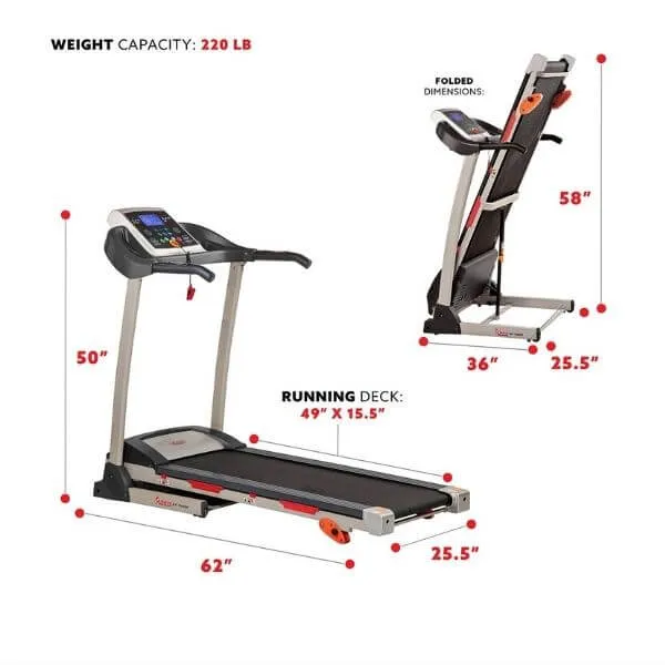 Manual Incline Treadmill with LCD Display