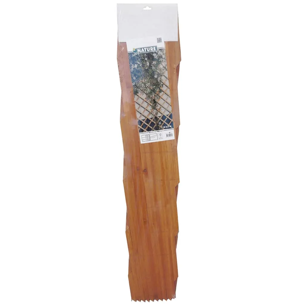 Nature Garden Trellis 100x200 cm Wood Natural 6041703