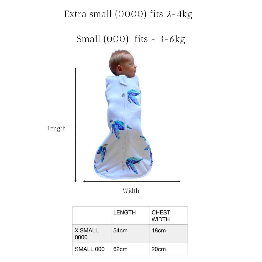 Newborn Sleeping Bag 1.0 TOG (Gold Fern)