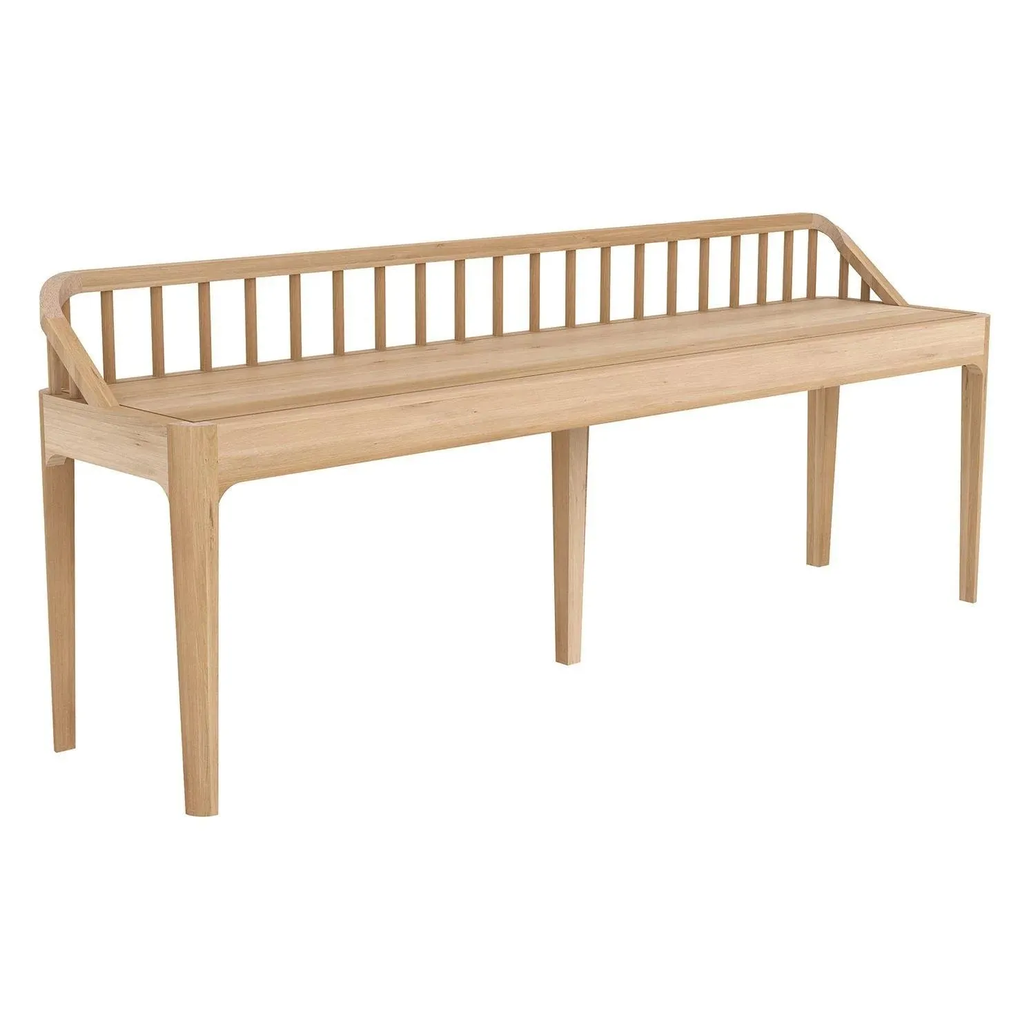 Oak Spindle Bench