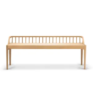 Oak Spindle Bench