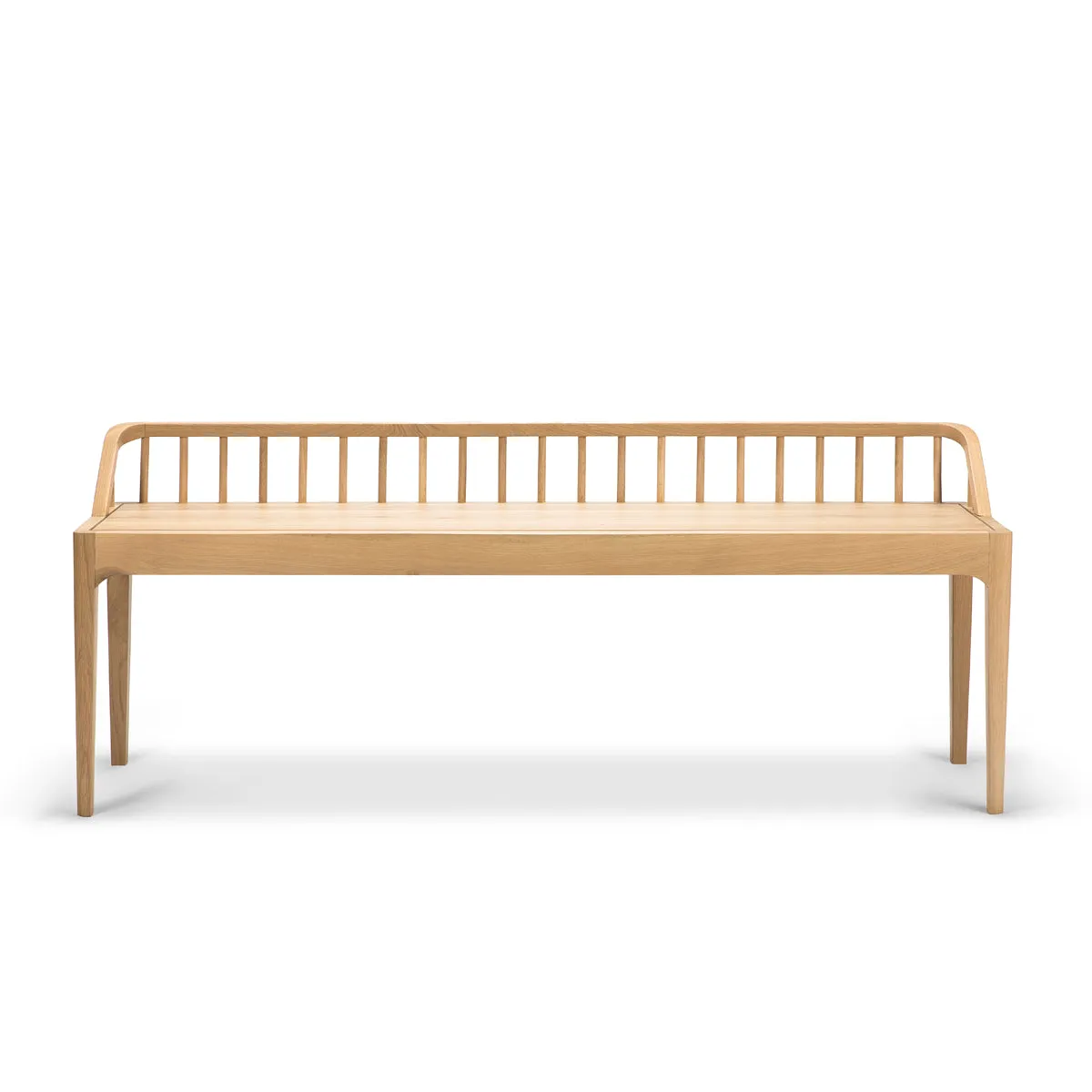 Oak Spindle Bench