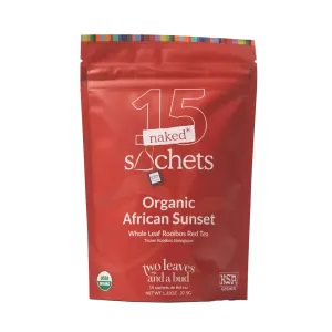 Organic African Sunset Tea - 15 Naked Tea Sachets