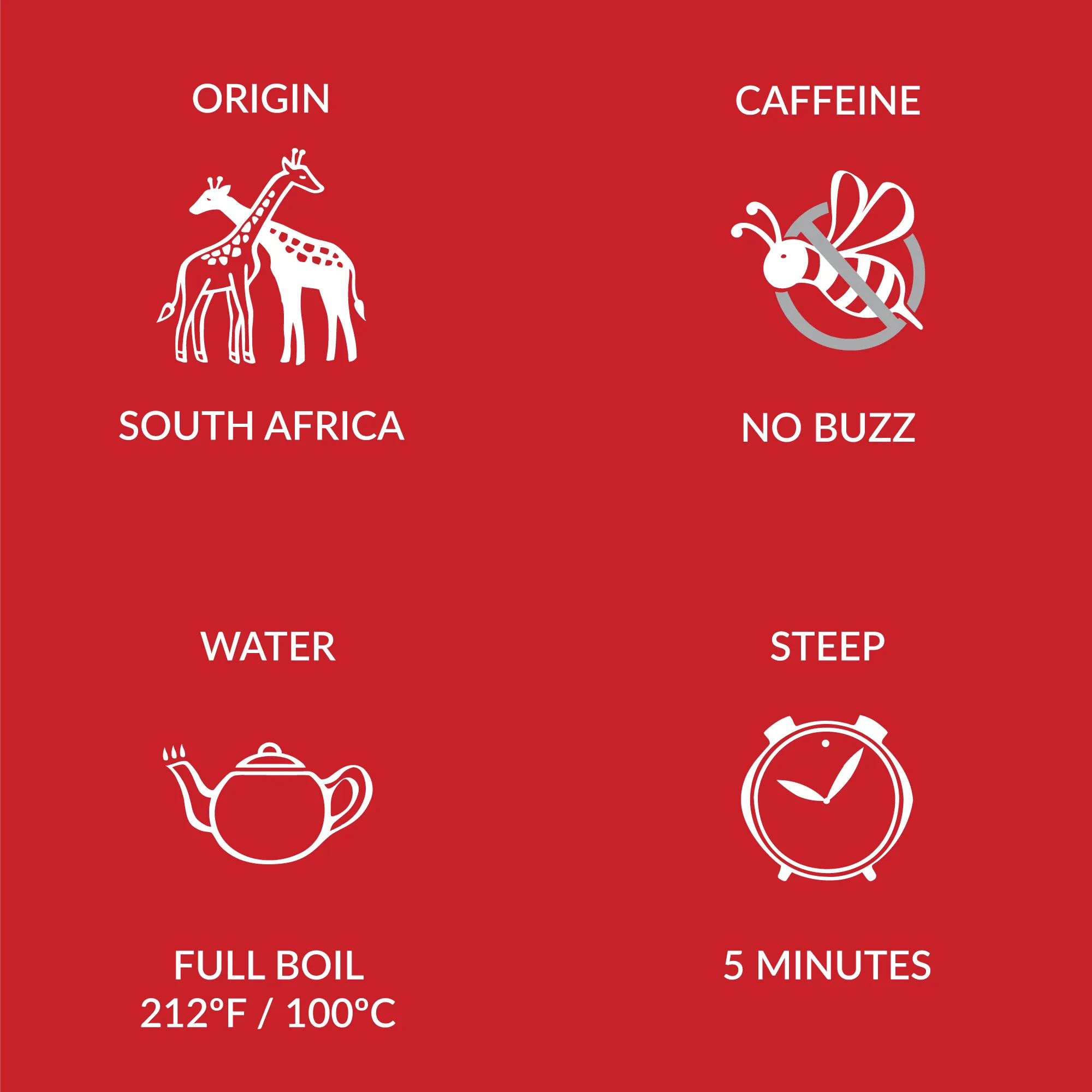 Organic African Sunset Tea - 15 Naked Tea Sachets