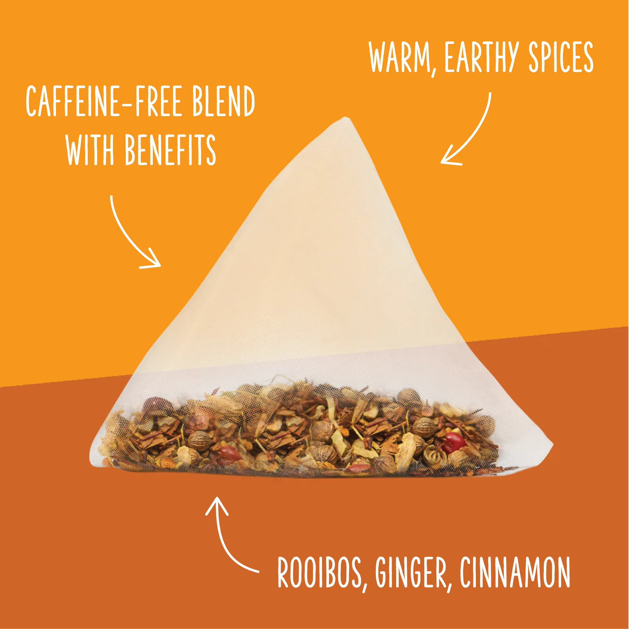 Organic Turmeric Antioxidant Tea - 15 Naked Tea Sachets