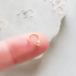 Our TINIEST Sparkle Hug Hoops