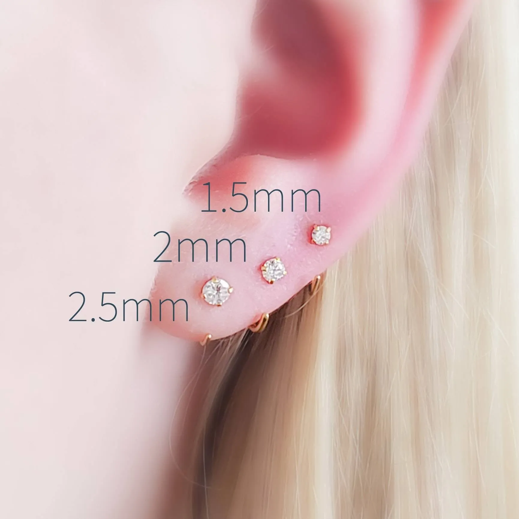 Our TINIEST Sparkle Hug Hoops