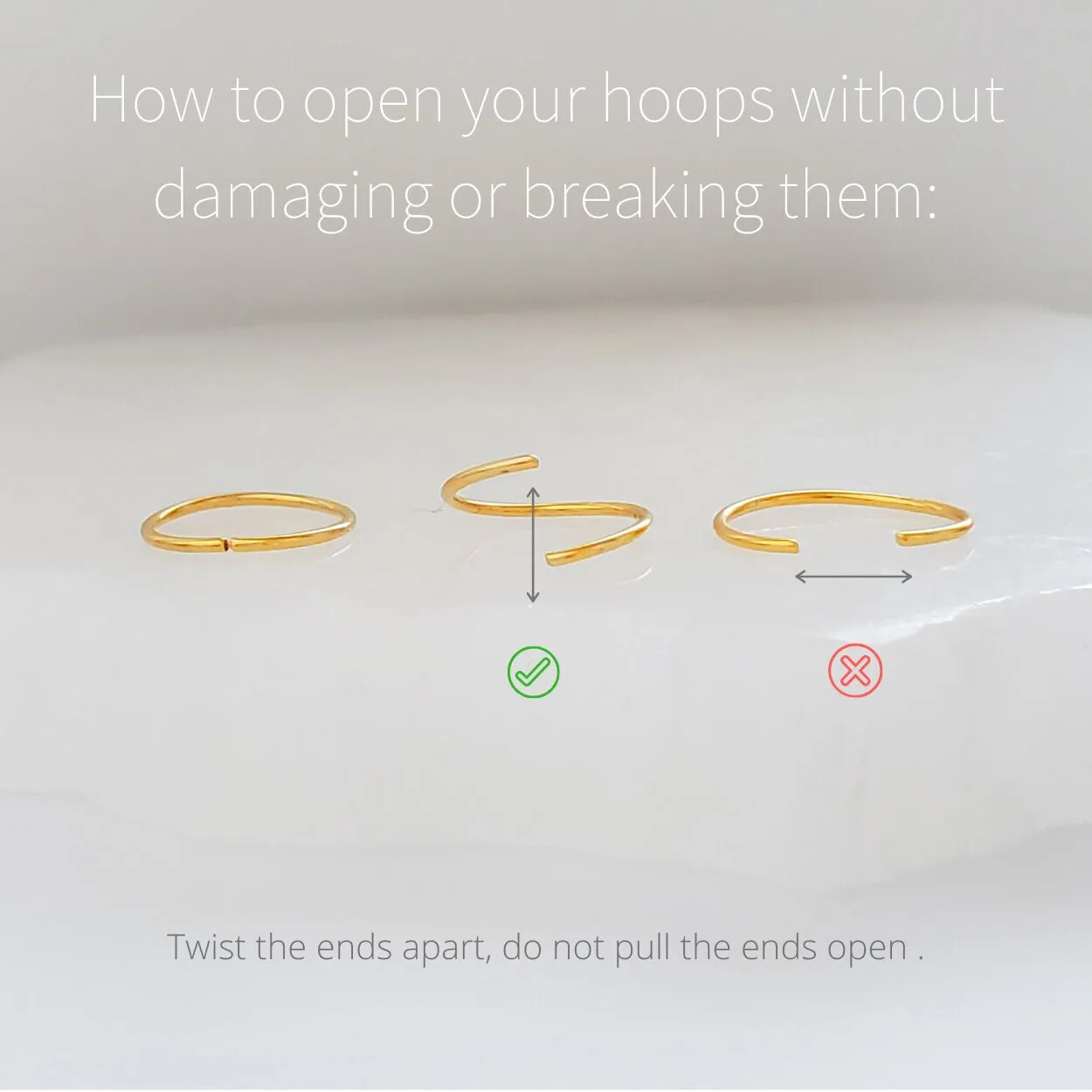 Our TINIEST Sparkle Hug Hoops