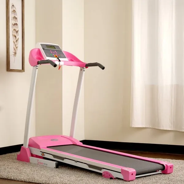 Pink Treadmill (P8700) with Manual Incline and LCD Display