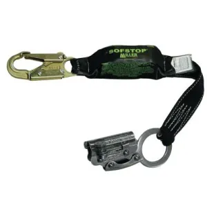 Pyramex 2 ft. Manual Rope Grab with O-ring - Yellow