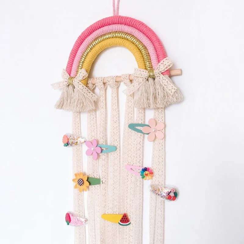 Rainbow Hair Pins Holder