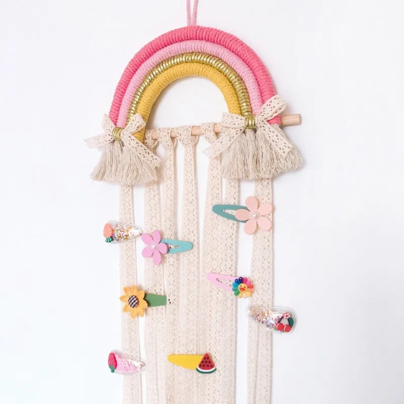 Rainbow Hair Pins Holder