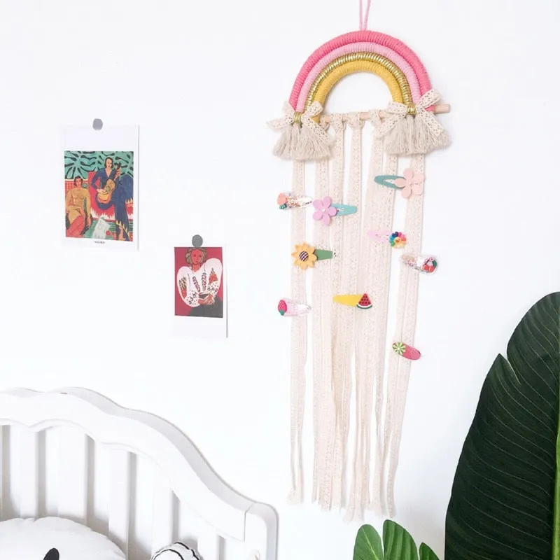 Rainbow Hair Pins Holder