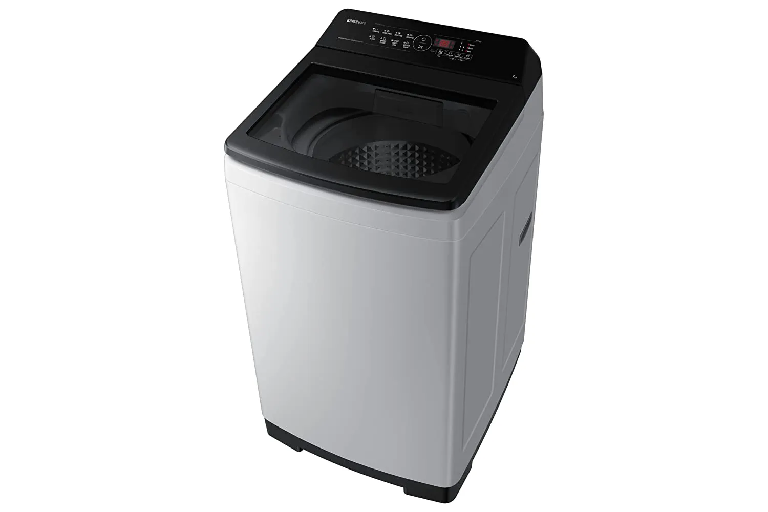 Samsung WA70BG4441BY 7 Kg 5 Star Fully Automatic Top Load Washing Machine | BubbleStorm Technology | Digital Inverter | Soft Closing Lid | Light Gray