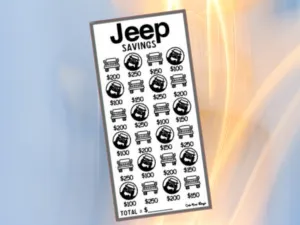 Savings Insert | Jeep Savings