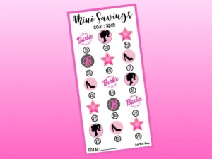 Savings Insert or Cash Envelope | Barbie | Mini Savings
