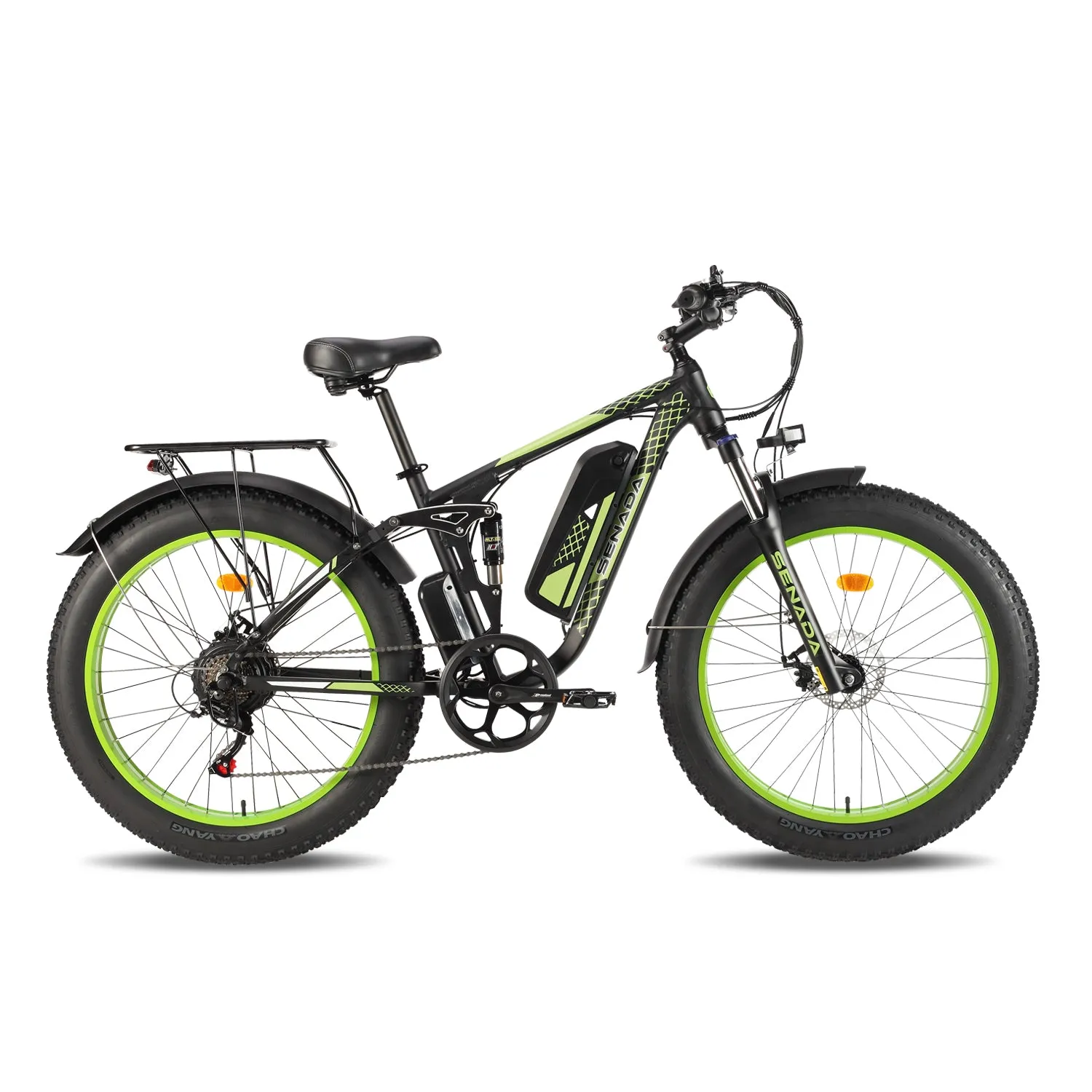 Senada VIPER 1000W 48V Fat Tire Electric Mountain Bike