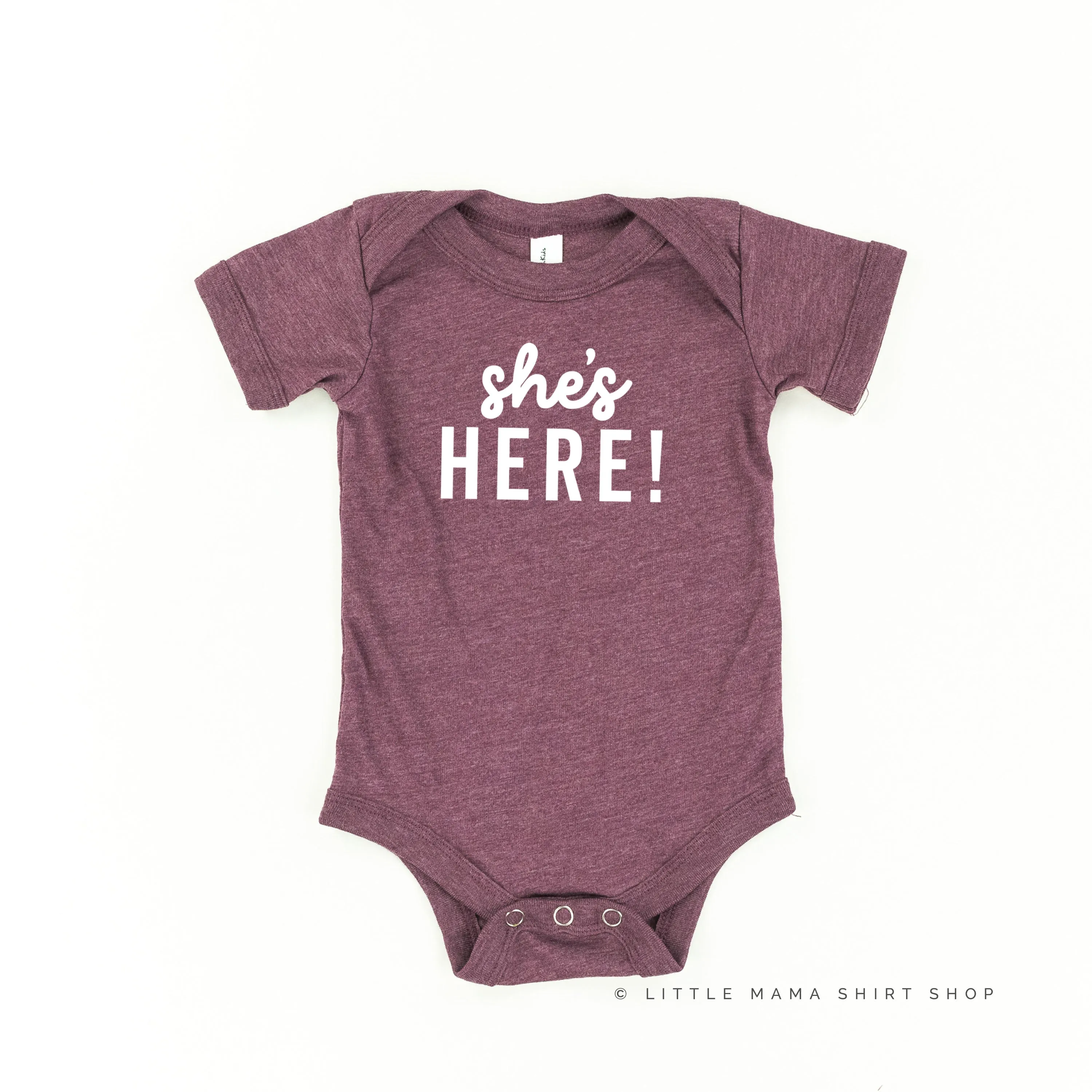 SHE'S HERE! - Short Sleeve Child Shirt