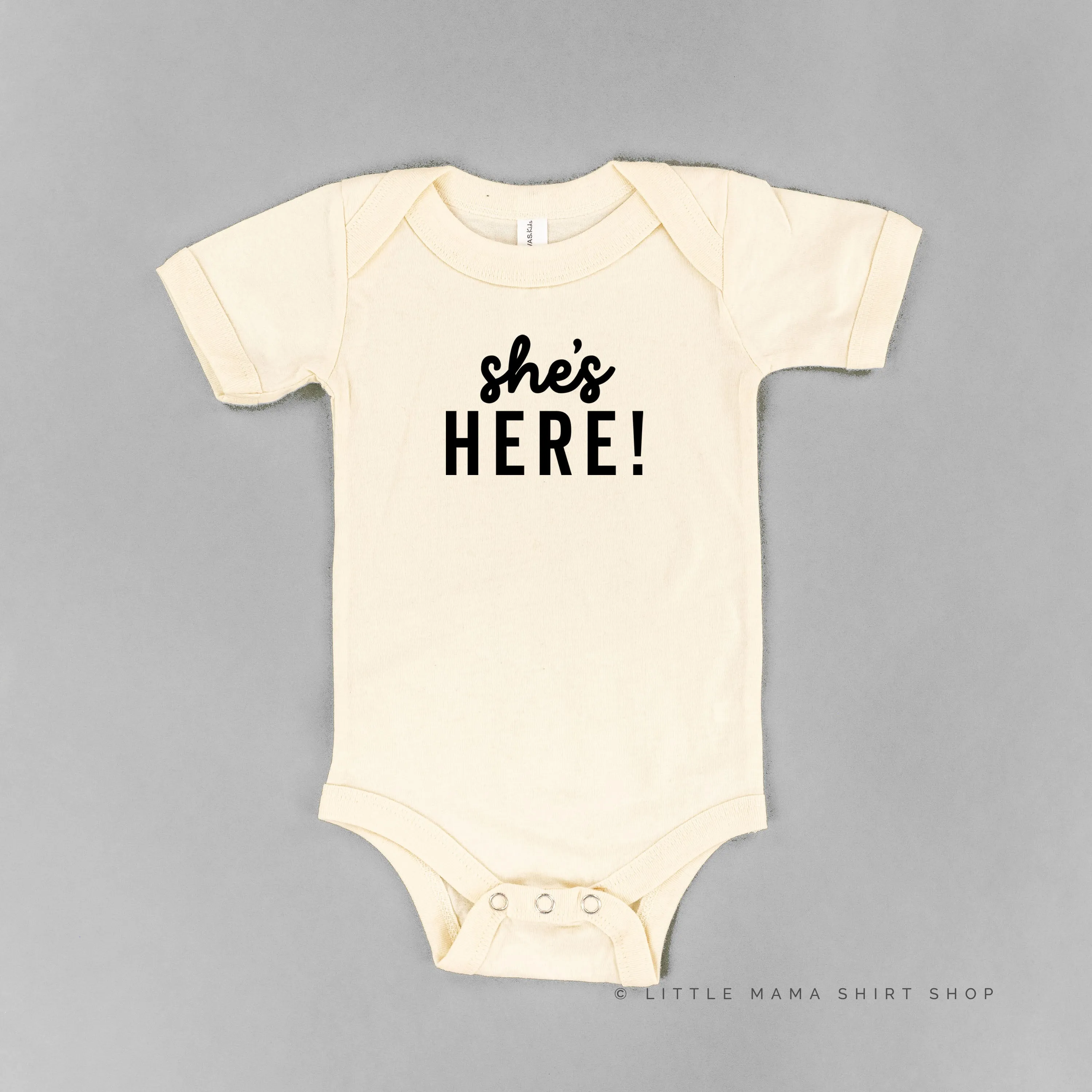 SHE'S HERE! - Short Sleeve Child Shirt