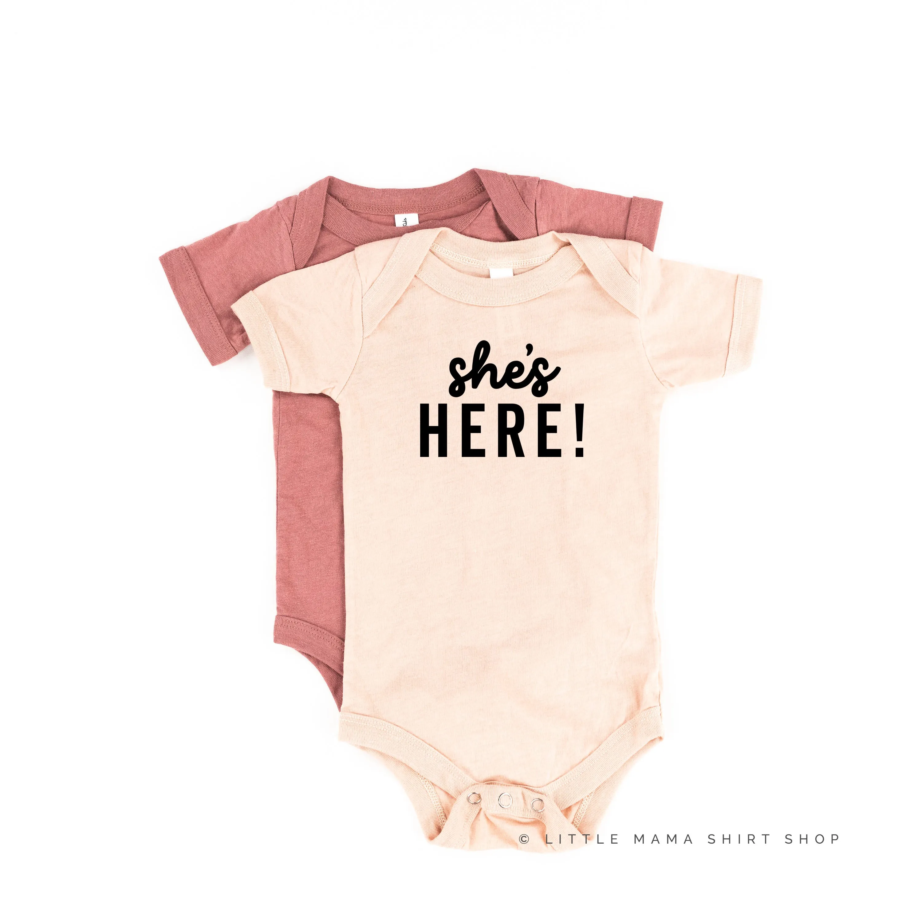 SHE'S HERE! - Short Sleeve Child Shirt