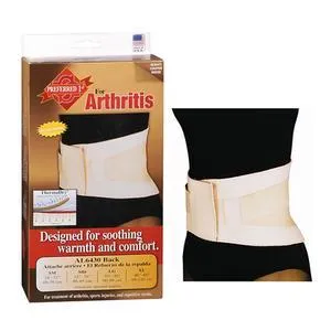Sportaid Back Support Arthritis Neoprene ThermaDry, Beige, Large