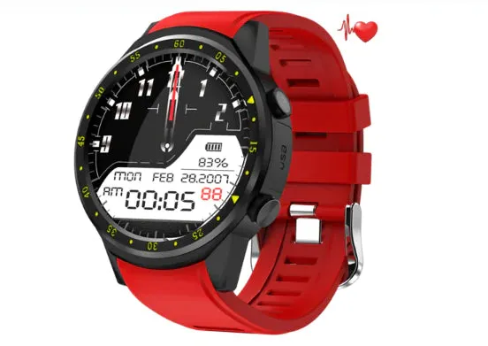 Sports Pedometer GPS Smart Watch with Camera Support