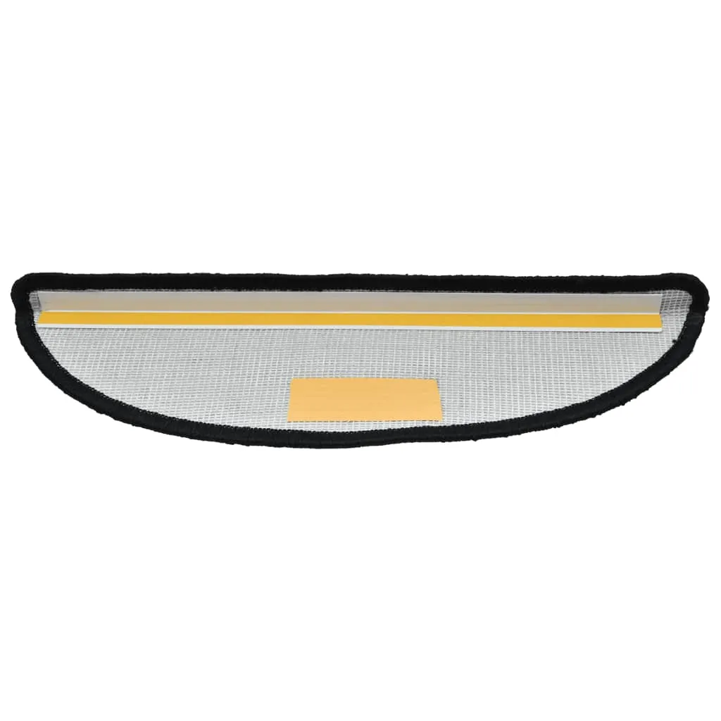 Stair Mats 10 pcs 56x17x3 cm Black