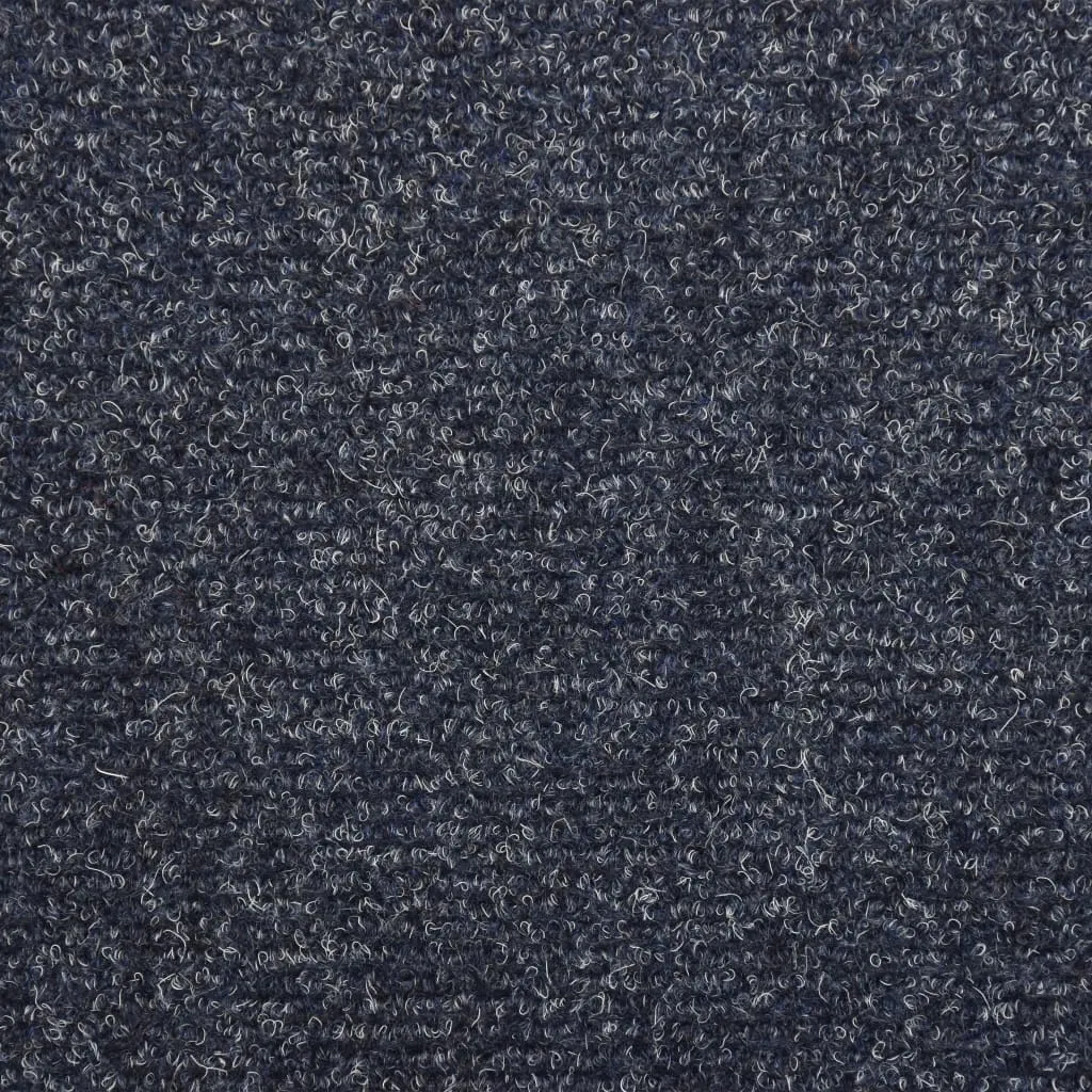 Stair Mats 15 pcs Needle Punch 65x25 cm Blue