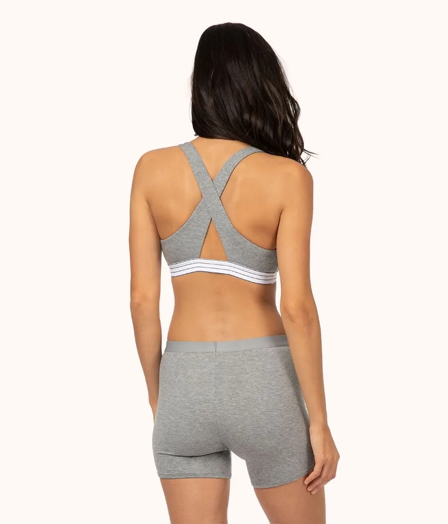 The Boy Short Kit: Jet Black/Heather Gray