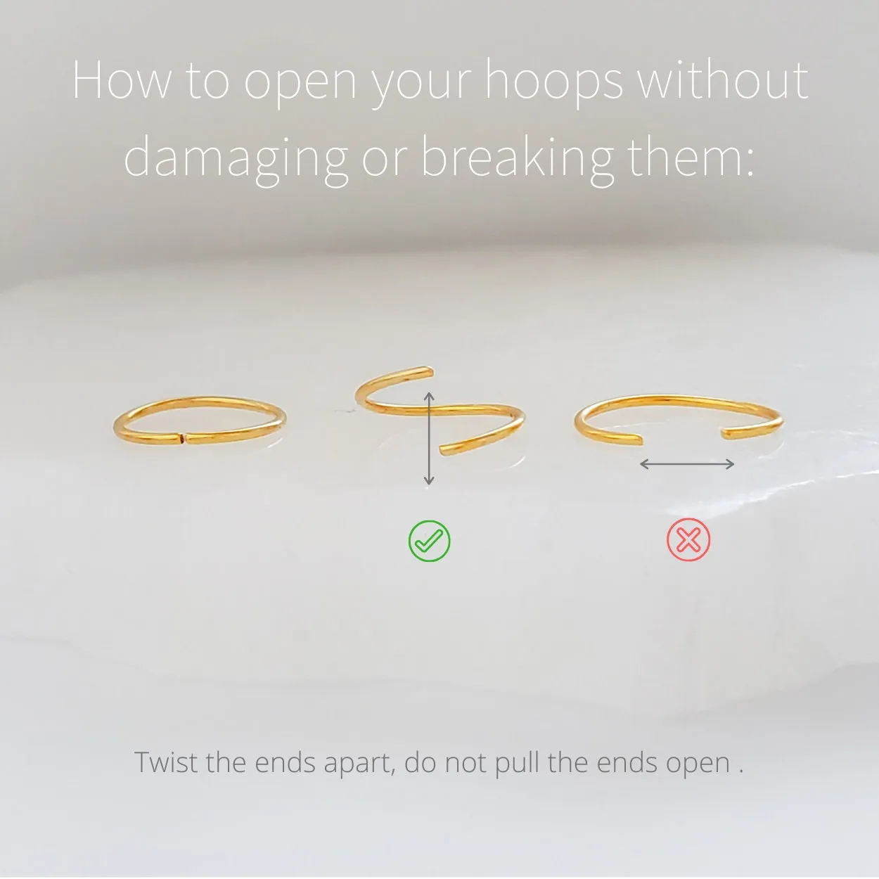 Titanium Endless Hoops