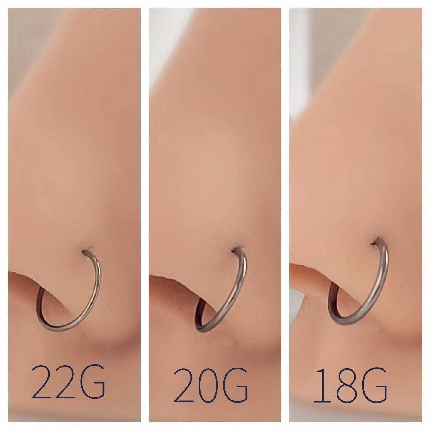 Titanium Endless Hoops