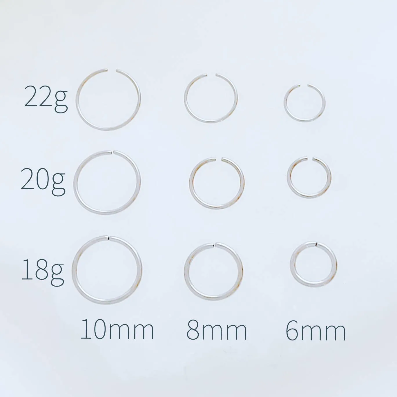 Titanium Endless Hoops