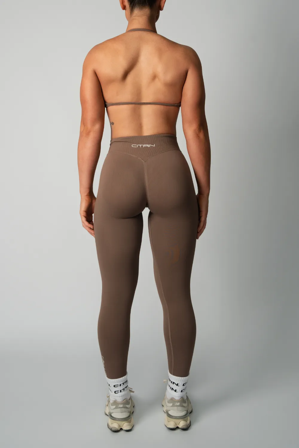 TRUE SHAPE FULL LENGTH LEGGINGS - MOCHA