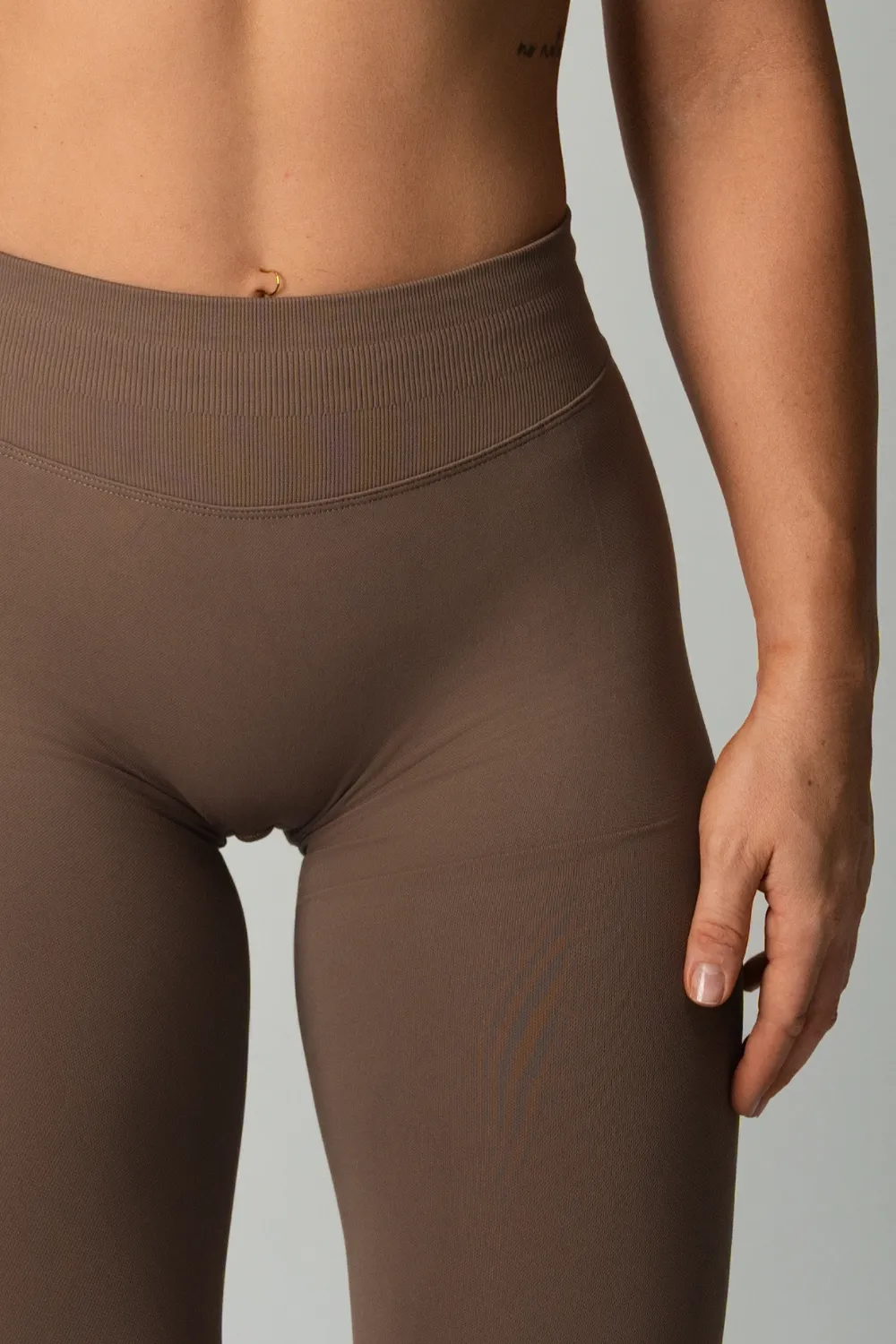 TRUE SHAPE FULL LENGTH LEGGINGS - MOCHA