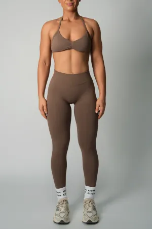 TRUE SHAPE FULL LENGTH LEGGINGS - MOCHA